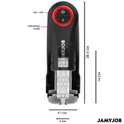 JAMYJOB - AUTOMATISCHER VAGINA-MASTURBATOR MIT GRAVITY-FUNKTION, 5 SAUGMODI JAMYJOB