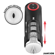 JAMYJOB - AUTOMATISCHER VAGINA-MASTURBATOR MIT GRAVITY-FUNKTION, 5 SAUGMODI JAMYJOB