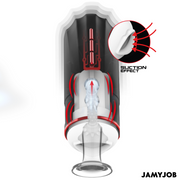 JAMYJOB - MEGABITE AUTOMATISCHER MUNDMASTURBATOR 5 MODI STIMULIERENDE WELLEN UND VIBRATION JAMYJOB