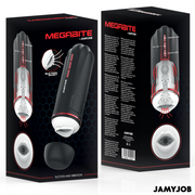 JAMYJOB - MEGABITE AUTOMATISCHER MUNDMASTURBATOR 5 MODI STIMULIERENDE WELLEN UND VIBRATION JAMYJOB