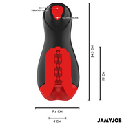 JAMYJOB - CORE-X AUTOMATISCHER MASTURBATOR 5 MODI STIMULIERENDE WELLEN UND VIBRATION JAMYJOB