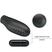 PRETTY LOVE - GILO SILIKON-FINGERVIBRATOR SCHWARZ PRETTY LOVE