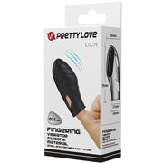 PRETTY LOVE - LICH SILIKON-FINGERVIBRATOR SCHWARZ PRETTY LOVE