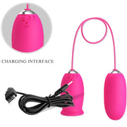 PRETTY LOVE - DAISY VIBRIERENDES EI + KLITORIS STIMULIERENDE ZUNGE ROSA PRETTY LOVE