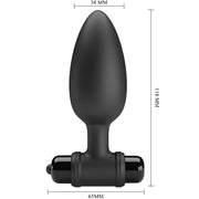 PRETTY LOVE - VIBRA BUTT PLUG 2 ANAL PLUG 10 VIBRATIONEN SCHWARZ PRETTY LOVE