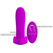 PRETTY LOVE - MASSAGER & VIBRATOR 12 VIBRATIONEN FERNBEDIENUNG LILA PRETTY LOVE