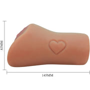 CRAZY BULL - SCHARLACHROTES VAGINA- UND ANUS-DESIGN MIT HERZFLEISCH CRAZY BULL