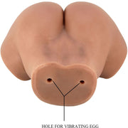 CRAZY BULL - HAILEY VIBRATOR BUTT MIT REALISTISCHER VAGINA UND ANUS MULATTE MIT FERNBEDIENUNG CRAZY BULL