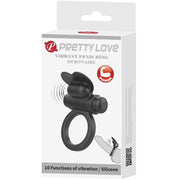 PRETTY LOVE - DEBONAIRE VIBRATIONSRING KANINCHEN 10 VIBRATIONEN SCHWARZ PRETTY LOVE