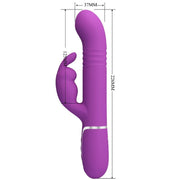 PRETTY LOVE - COALE 4 IN 1 MULTIFUNKTIONS-RABBIT-VIBRATOR LILA PRETTY LOVE