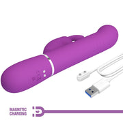 PRETTY LOVE - COALE 4 IN 1 MULTIFUNKTIONS-RABBIT-VIBRATOR LILA PRETTY LOVE