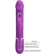 PRETTY LOVE - KAMPAS 3 IN 1 MULTIFUNKTIONS-RABBIT-VIBRATOR LILA PRETTY LOVE