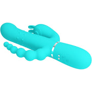PRETTY LOVE - CAMMY 4 IN 1 MULTIFUNKTIONS-DREIFACHER RABBIT-VIBRATOR BLAU PRETTY LOVE