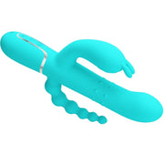 PRETTY LOVE - CAMMY 4 IN 1 MULTIFUNKTIONS-DREIFACHER RABBIT-VIBRATOR BLAU PRETTY LOVE