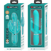 PRETTY LOVE - CAMMY 4 IN 1 MULTIFUNKTIONS-DREIFACHER RABBIT-VIBRATOR BLAU PRETTY LOVE