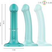 INTENSE - KATIE VIBRATOR MIT SAUGNÄPFEN 10 VIBRATIONEN BLAU FERNBEDIENUNG INTENSE FUN