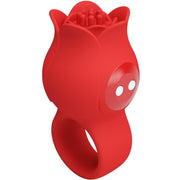 PRETTY LOVE - JAE ROSE FÖRMIGER FINGERVIBRATOR 10 VIBRATIONEN ROT PRETTY LOVE