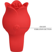 PRETTY LOVE - JAE ROSE FÖRMIGER FINGERVIBRATOR 10 VIBRATIONEN ROT PRETTY LOVE
