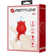 PRETTY LOVE - JAE ROSE FÖRMIGER FINGERVIBRATOR 10 VIBRATIONEN ROT PRETTY LOVE