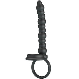 PRETTY LOVE - DILLION DOPPELTE PENETRATION COCK RING SCHWARZ PRETTY LOVE