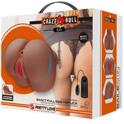CRAZY BULL - KYLIE ASS-VIBRATOR MIT REALISTISCHER VAGINA- UND ANUS-FLEISCH-FERNBEDIENUNG CRAZY BULL