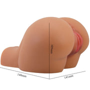 CRAZY BULL - KYLIE ASS-VIBRATOR MIT REALISTISCHER VAGINA- UND ANUS-FLEISCH-FERNBEDIENUNG CRAZY BULL