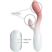 PRETTY LOVE - BRIGHTY G-SPOT VIBRATOR + KLITORIS-STIMULATOR 30 VIBRATIONEN ROSA PRETTY LOVE