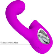 PRETTY LOVE - SIBEL SIBEL G-SPOT VIBRATOR + KLITORIS-STIMULATOR 10 VIBRATIONEN LILA PRETTY LOVE