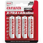 AIWA - X-TRA ALKALINE AAA ALKALINE BATTERIE LR03 BLISTER*4 AIWA