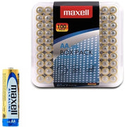 MAXELL - ALKALISCHE BATTERIE AA LR6 PACK*100 BATTERIEN MAXELL