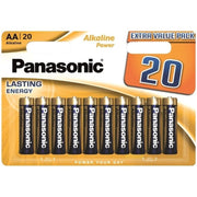 PANASONIC - ALKALINE-BATTERIE AA LR6, BRONZE, BLISTERPACKUNG MIT 20 STÜCK PANASONIC