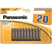 PANASONIC - ALKALINE-BATTERIE AAA LR03, BRONZE, BLISTERPACKUNG MIT 20 STÜCK PANASONIC