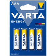 VARTA - ENERGY ALKALINE BATTERIE AAA LR03 BLISTER*4 VARTA