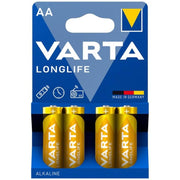VARTA - LANGLEBIGES ALKALINE-BATTERIE AA LR6 BLISTER*4 VARTA