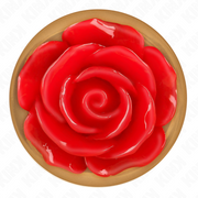 KINK - ROSA GOLDENER ANALSTECKER MIT ROTER ROSE S KINK PLEASURE PLUGS