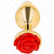 KINK - PLUG ANAL GOLD ROSE ROT GRÖSSE L KINK PLEASURE PLUGS