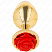 KINK - PLUG ANAL GOLD ROSE ROT GRÖSSE S KINK PLEASURE PLUGS