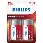 PHILIPS - POWER ALKALINE BATTERIE D LR20 BLISTER*2 PHILLIPS