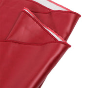 SUBBLIME - 955403 KLEID MIT BURGUNDERROTEN LEDERTRÄGERN L/XL SUBBLIME DRESSES