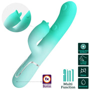 PRETTY LOVE - GIGI MULTIFUNKTIONS-RABBIT-VIBRATOR AQUAGRÜN PRETTY LOVE FLIRTATION