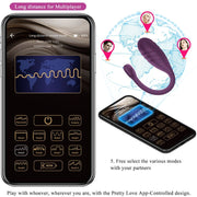 PRETTY LOVE - LEVIATHAN APP-GESTEUERTER VIBRATOR LILA PRETTY LOVE SMART