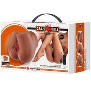 CRAZY BULL - BERNACE ASS VIBRATOR MIT REALISTISCHER VAGINA UND ANUS FLESH FERNBEDIENUNG CRAZY BULL