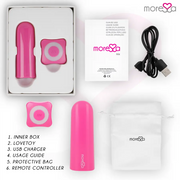 MORESSA - NIX VIBRATOR FERNBEDIENUNG ROSA MORESSA