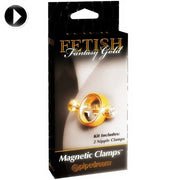 FETISH FANTASY GOLD - MAGNETIC CLAMPS FETISH FANTASY GOLD