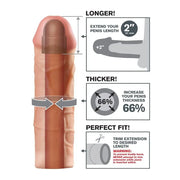 FANTASY X- TENSIONS - MEGA 2 EXTENSION FLESH FANTASY X-TENSIONS