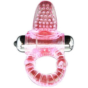 BAILE - SWEET ABS 10 RHYTHMS RING ROSA VIBRATOR PENISRING BAILE FOR HIM