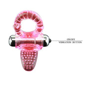 BAILE - SWEET ABS 10 RHYTHMS RING ROSA VIBRATOR PENISRING BAILE FOR HIM