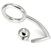 METAL HARD - PENISRING MIT ANAL-EINDRINGLINGSHAKEN, 45 MM METAL HARD