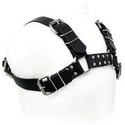 LEATHER BODY - SCHWARZES BULLDOG-GESCHIRR LEATHER BODY