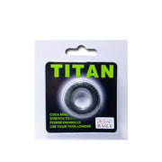 BAILE - TITAN COCKRING SCHWARZ GRÜN 2 CM BAILE FOR HIM